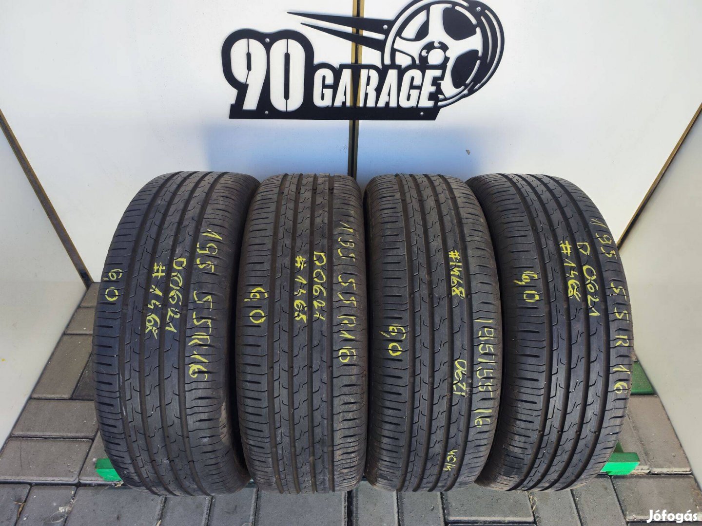 195/55 R16 Continental 4db Nyárigumi 90Garage #1468