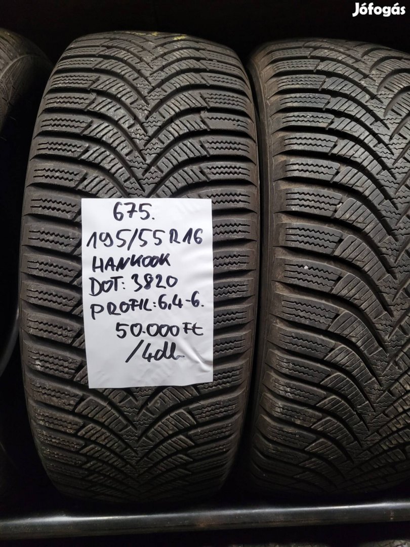 195/55 R16 Hankook téli gumik