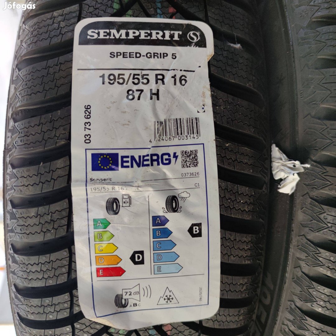 195/55 R16 Új!! Semperit téli gumi 99000ft a 4db /196/