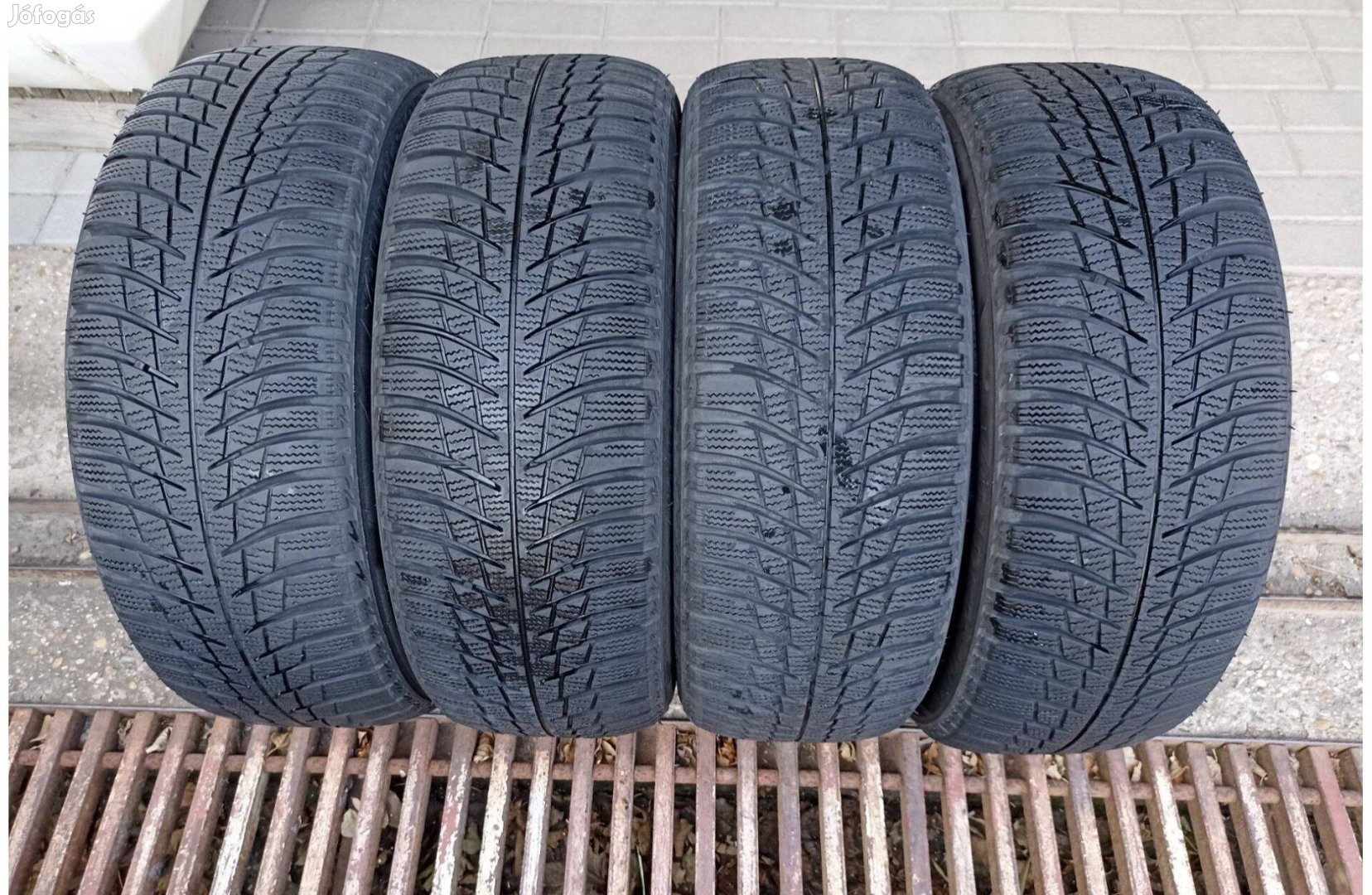 195/55 R16" Bridgestone használt téli garnitúra