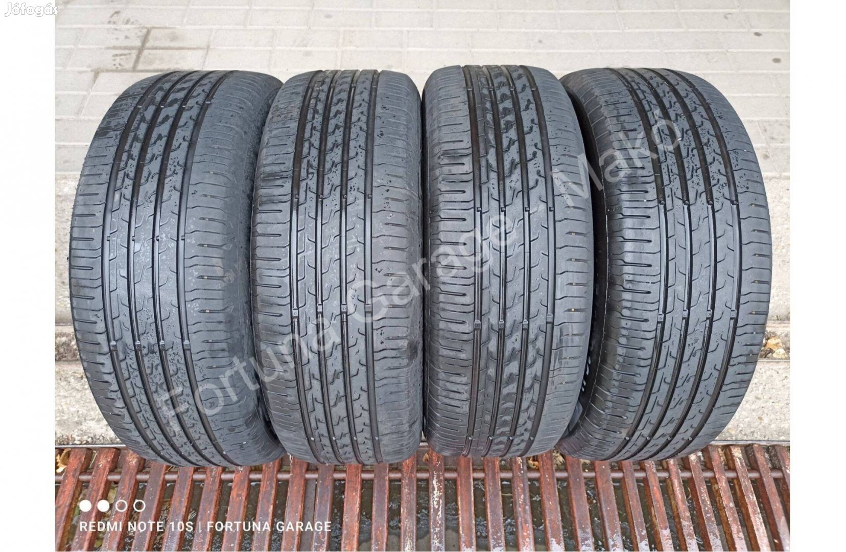 195/55 R16" Continental EC6 használt nyári garnitúra