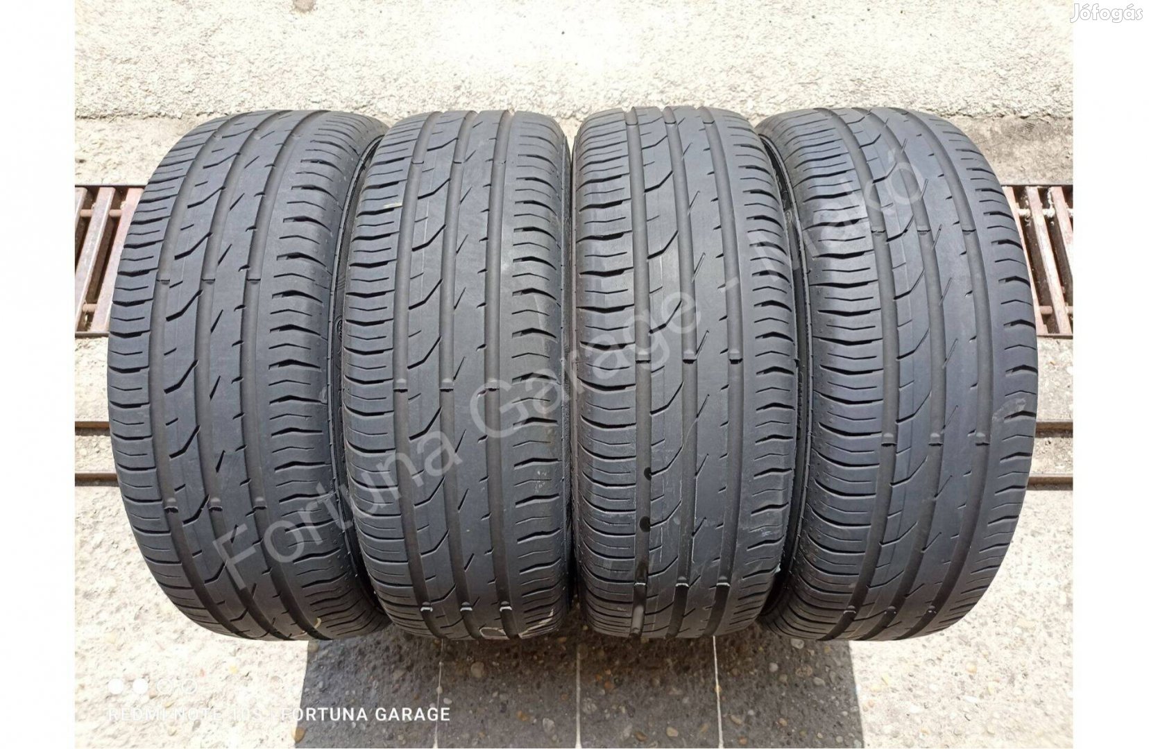 195/55 R16" Continental használt nyári garnitúra