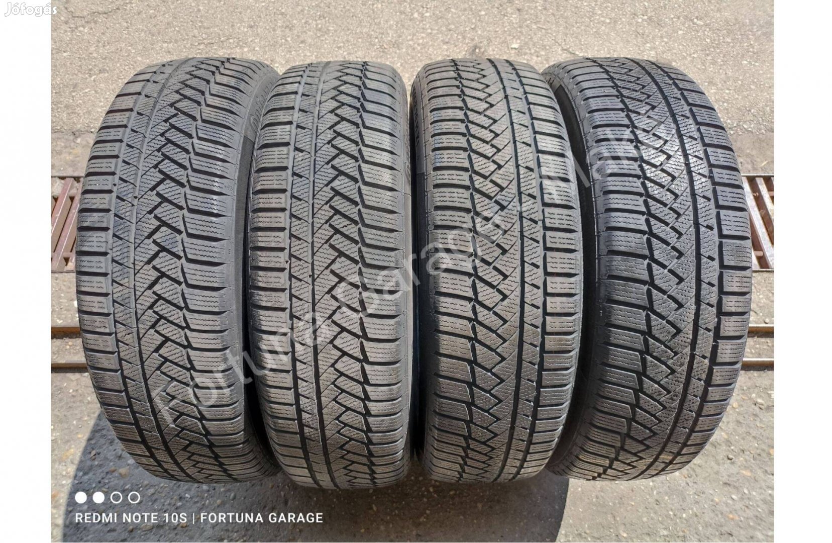 195/55 R20" Continental TS850P használt téli garnitúra