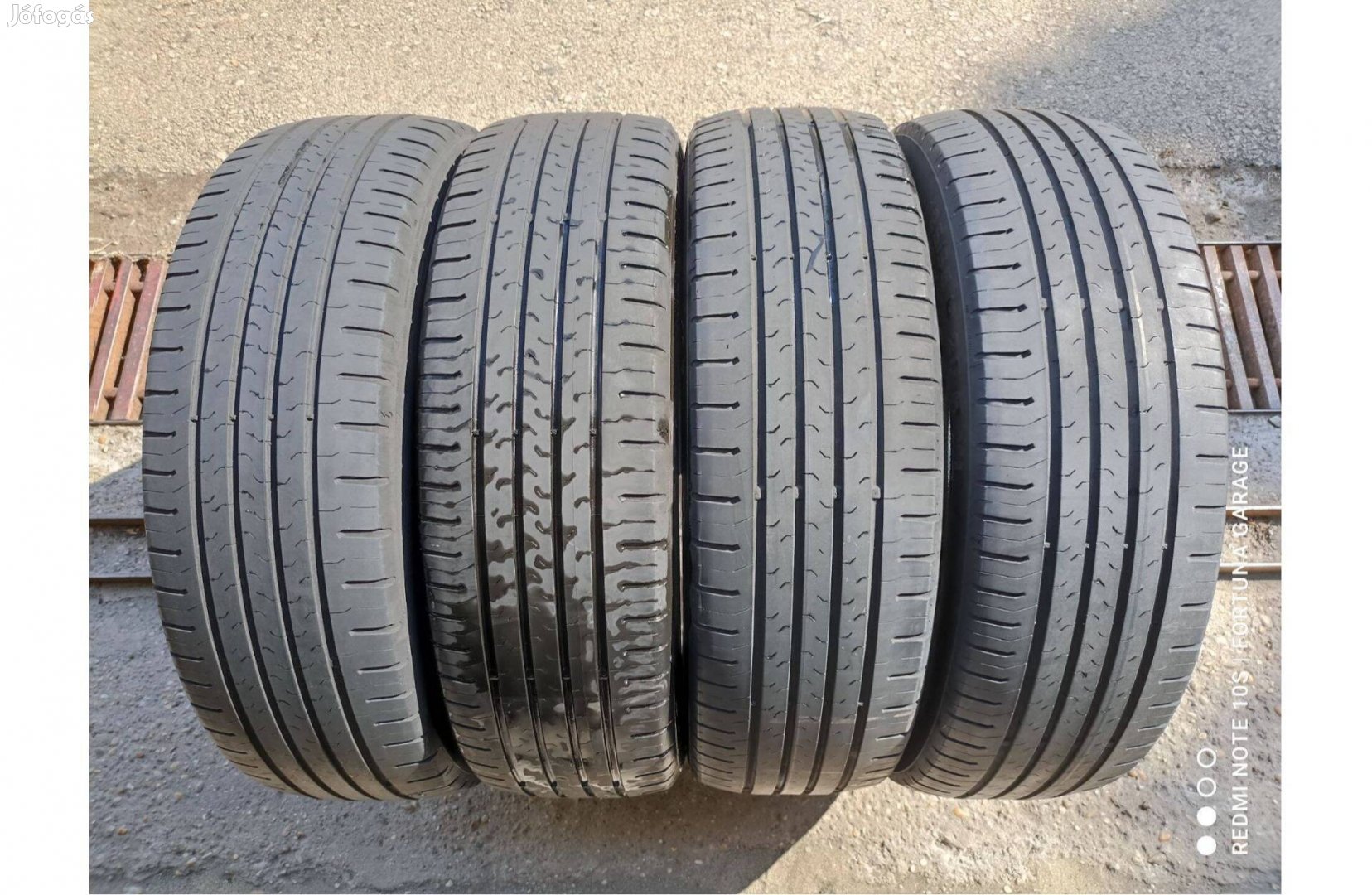 195/55 R20" Continental használt nyári garnitúra