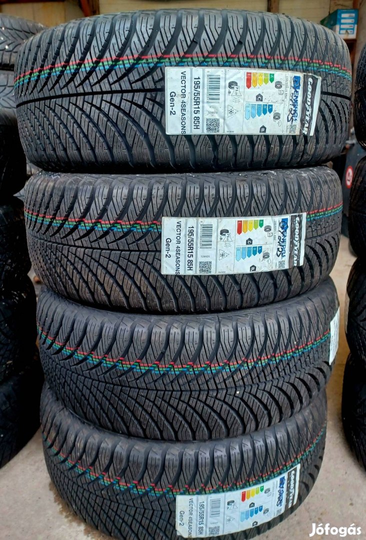 195/55r15 195/55 r15 4évszakos 4db 0km-es 