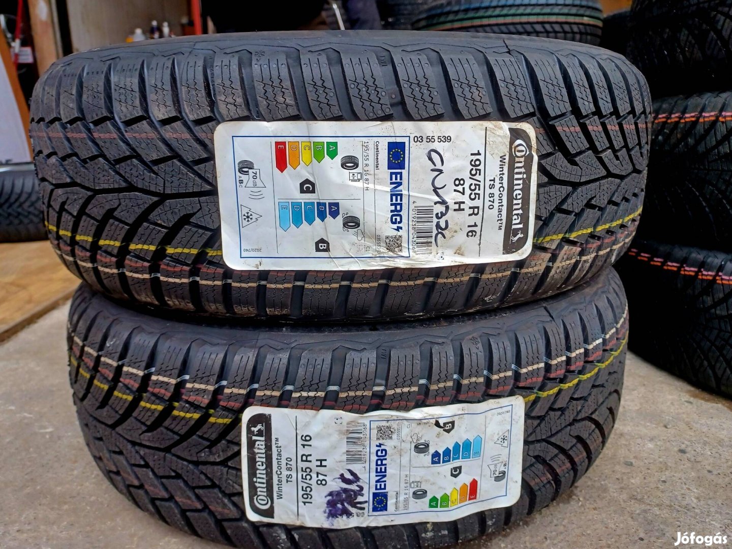 195/55r16 195/55 r16 téli 2db 0km-es 