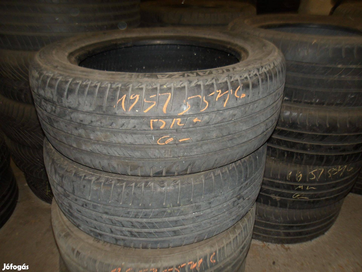 195/55r16 Bridgestone nyári gumi ajándék szereléssel