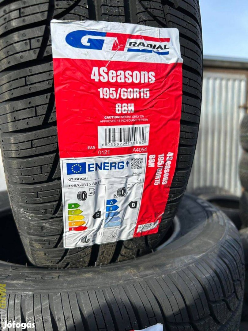 195/60R15 Gtradial 4Seasons(Dot:2024!!!),Új négy évszakos gumi