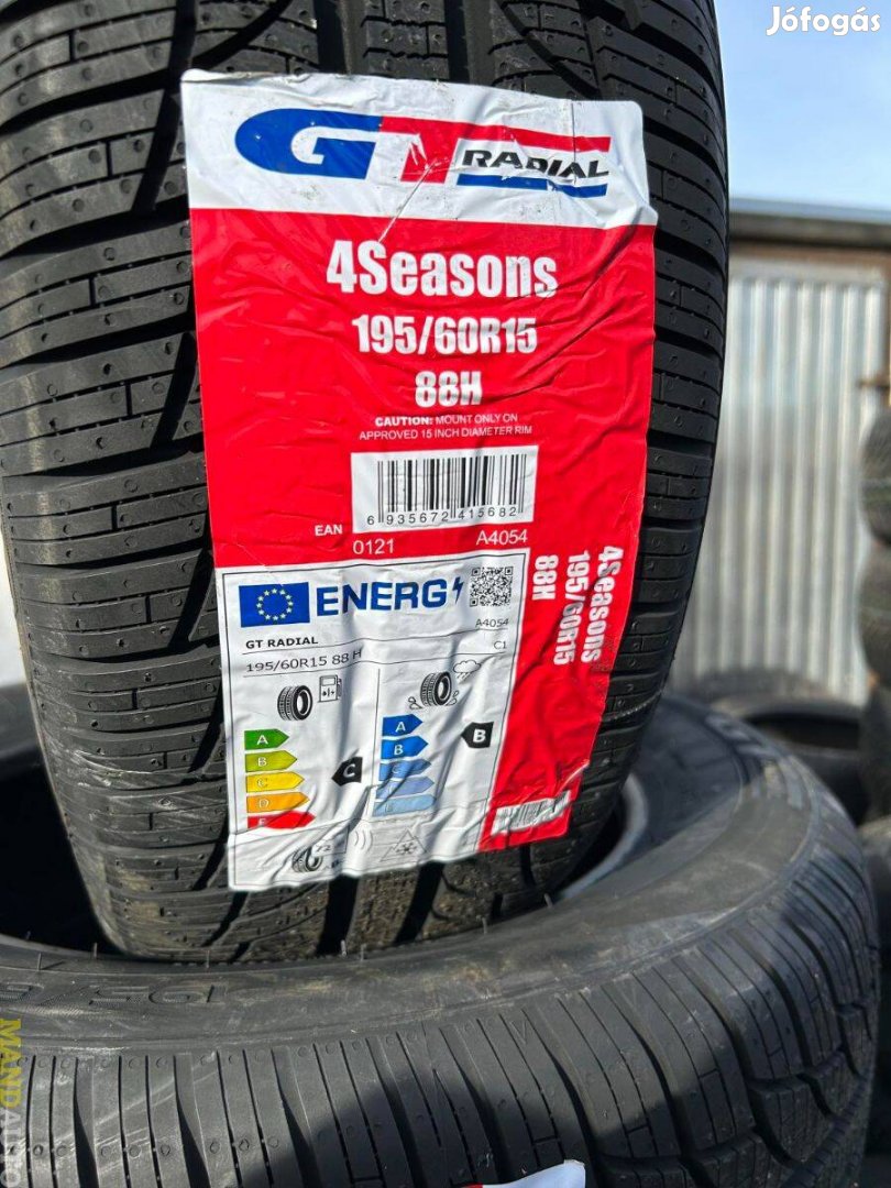 195/60R15 Gtradial 4Seasons(Dot:2024!!!),Új négy évszakos gumi