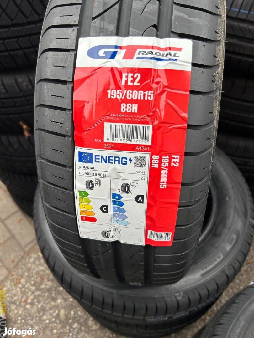 195/60R15 Gtradial FE2.Új nyárigumi