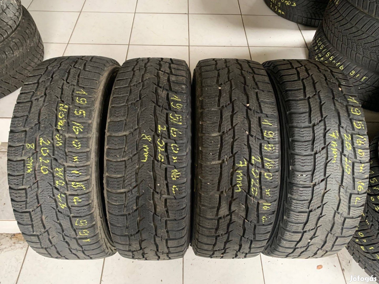 195/60R16C 195 60 16C 195/60x16C Nokian téli gumi eladó