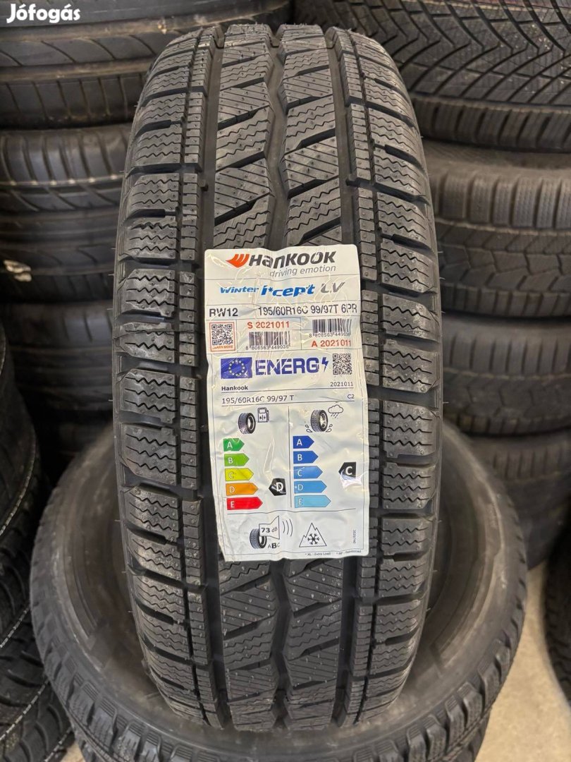 195/60R16C 195/60 R16C új Hankook téli gumi ÁR/db Dot24