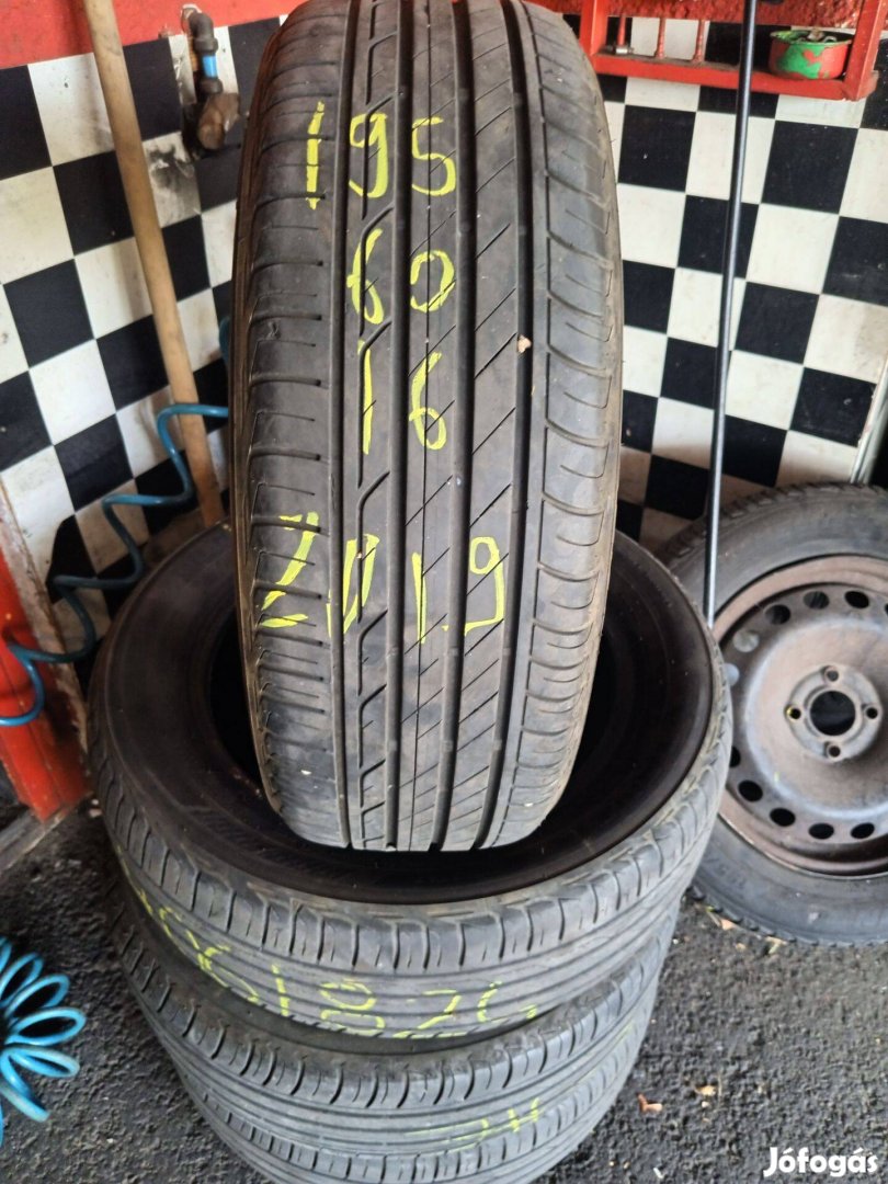 195/60R16 Bridgestone T 001 nyári 80% garnitúra egyben eladó!