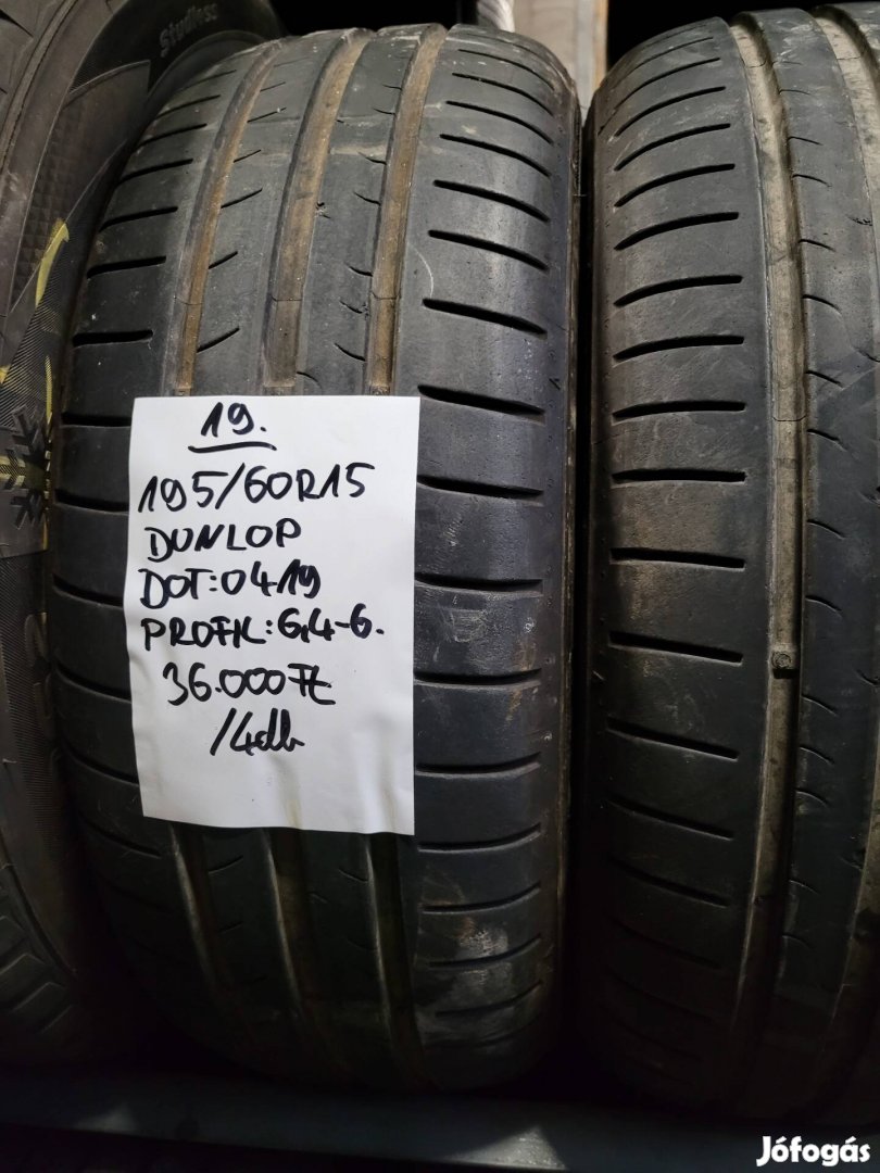 195/60 R15 Dunlop nyári gumik