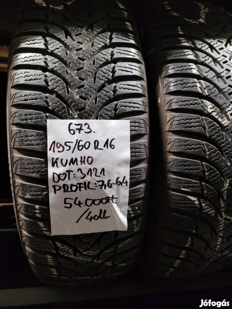 195/60 R16 Kumho téli gumik