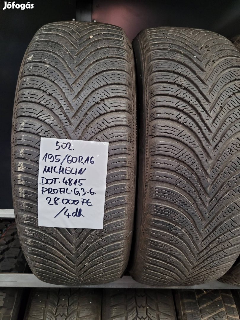 195/60 R16 Michelin téli gumik