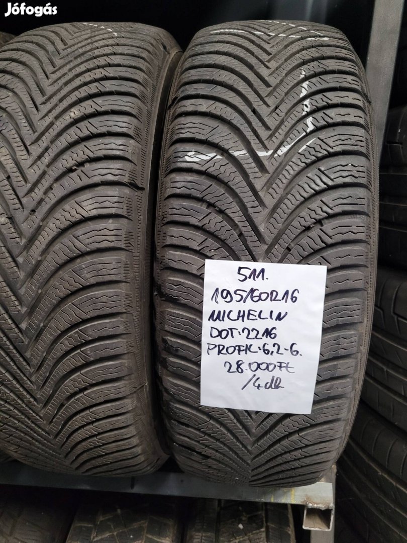 195/60 R16 Michelin téli gumik