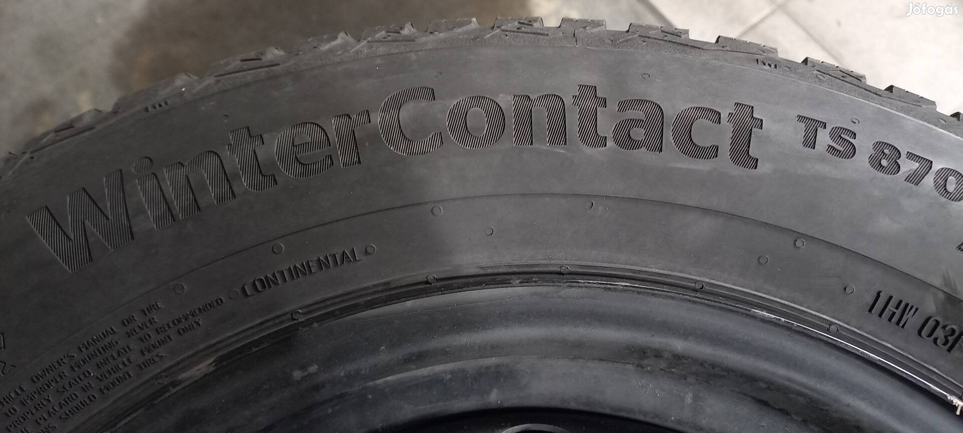 195/65R15 Continental téligumi szett Toyota felnin