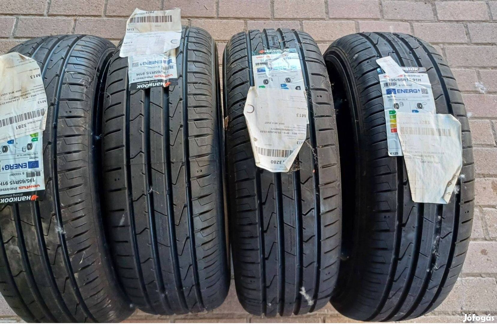 195/65R15 Hankook Ventus Prime3 új nyárigumi garnitúra eladó