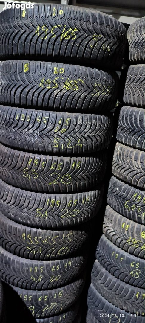 195/65R15 Hankook használt téligumi