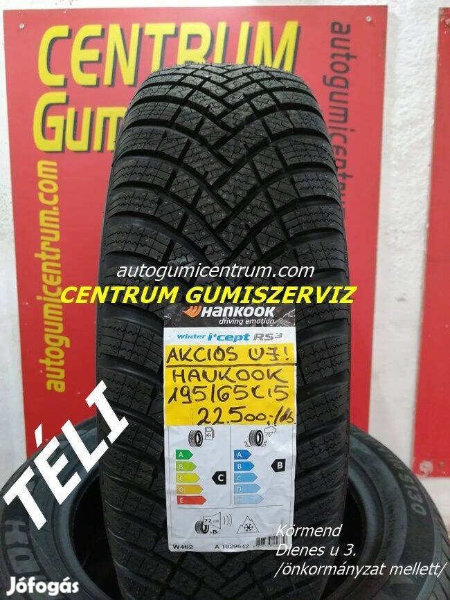 195/65R15 Hankook téli gumi 22.500 Ft