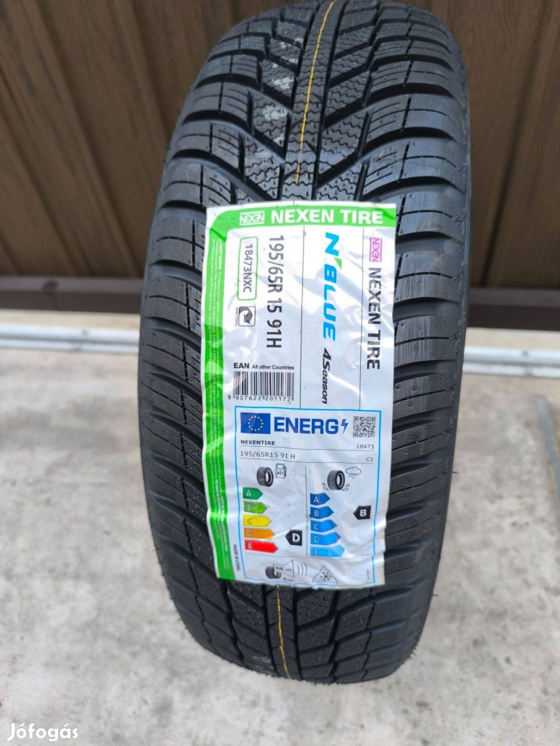 195/65R15 Új Nexen négyévszakos gumi garnitúra 195/65 r15
