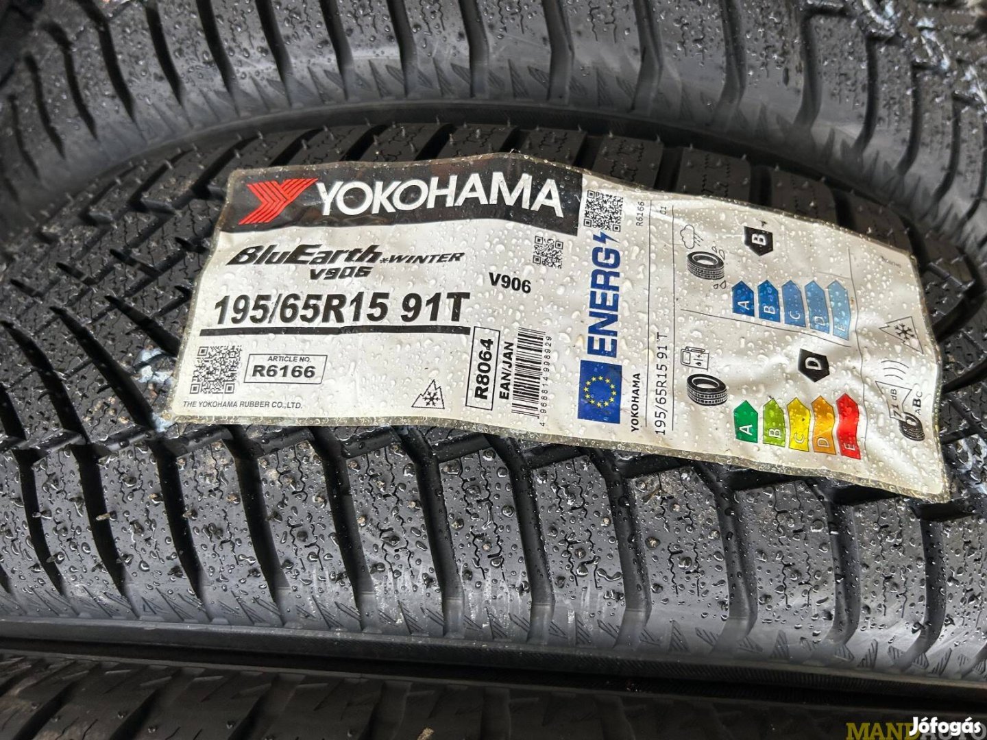 195/65R15 Yokohama Winter V906,Új téligumi