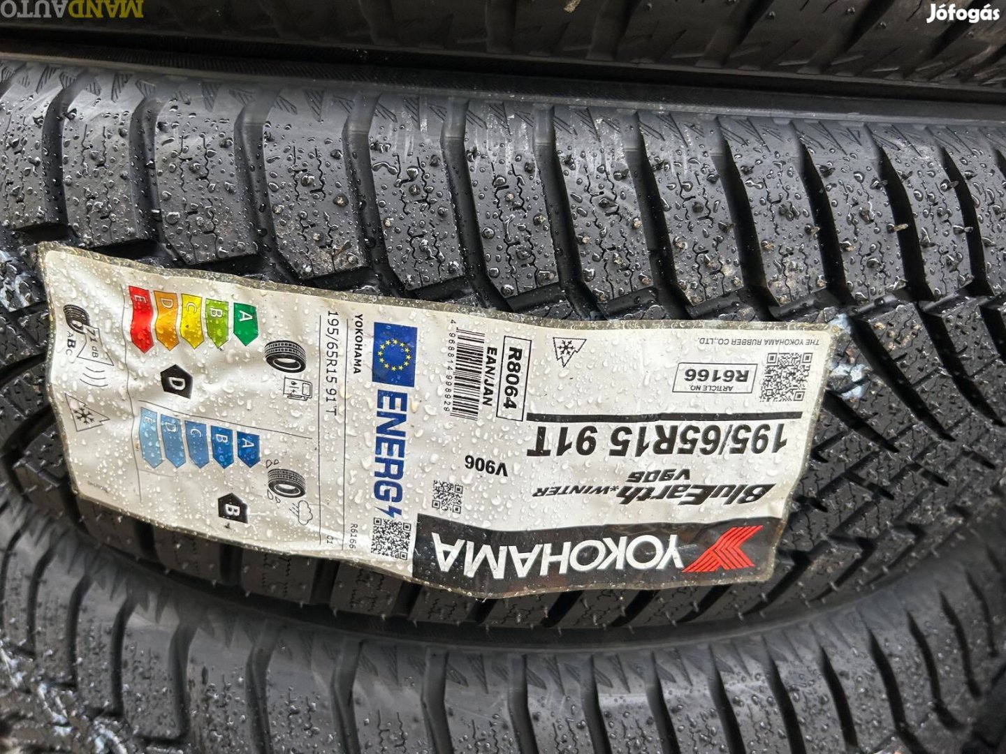 195/65R15 Yokohama Winter V906,Új téligumi