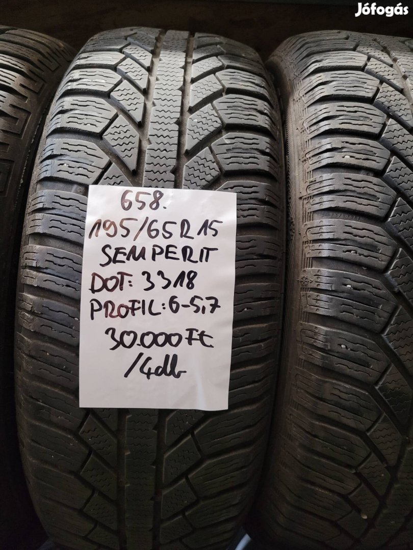 195/65 R15 Semperit,Goodyear téli gumik