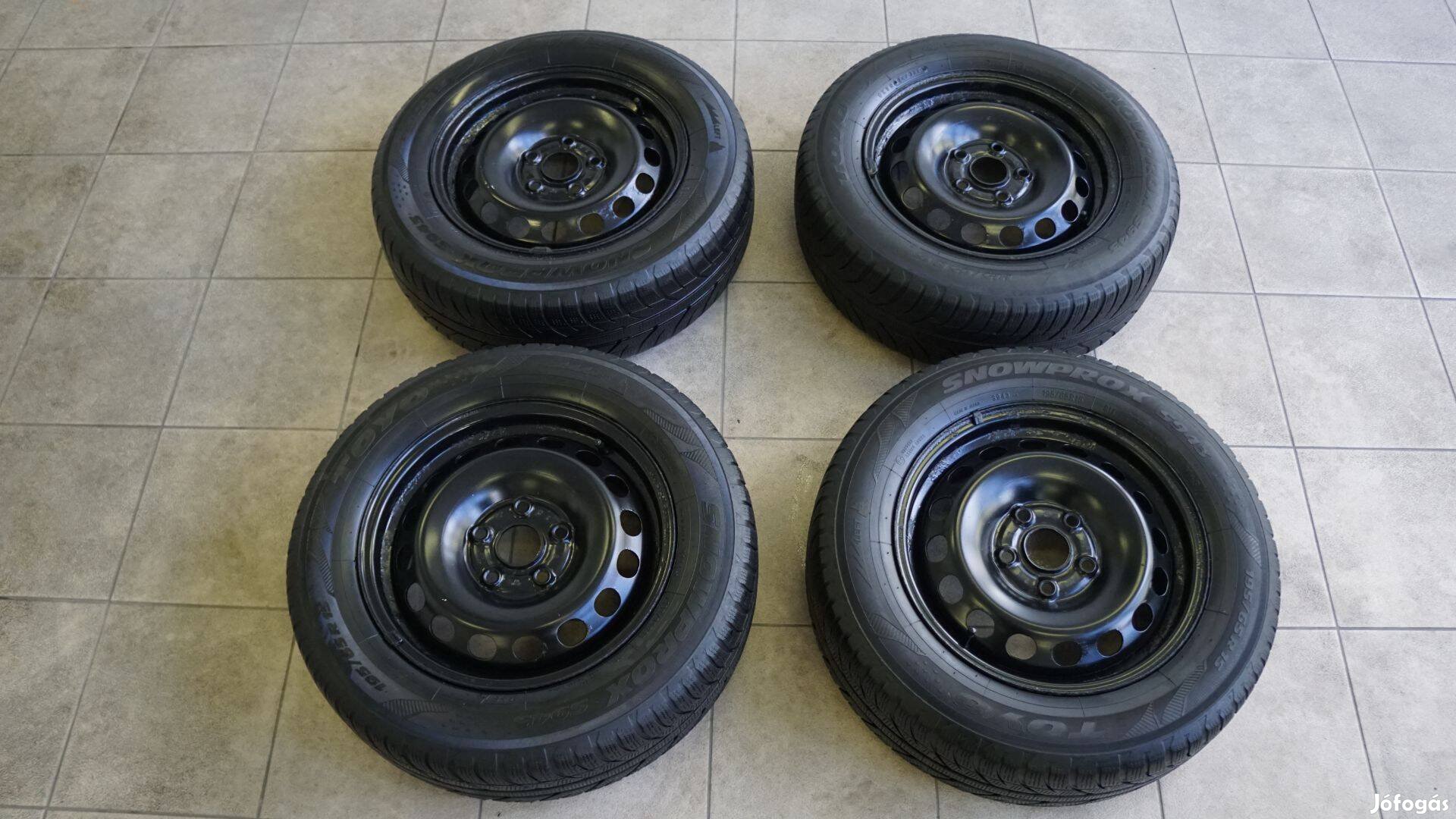 195/65 R15 Volkswagen Caddy téli gumik lemez felnin