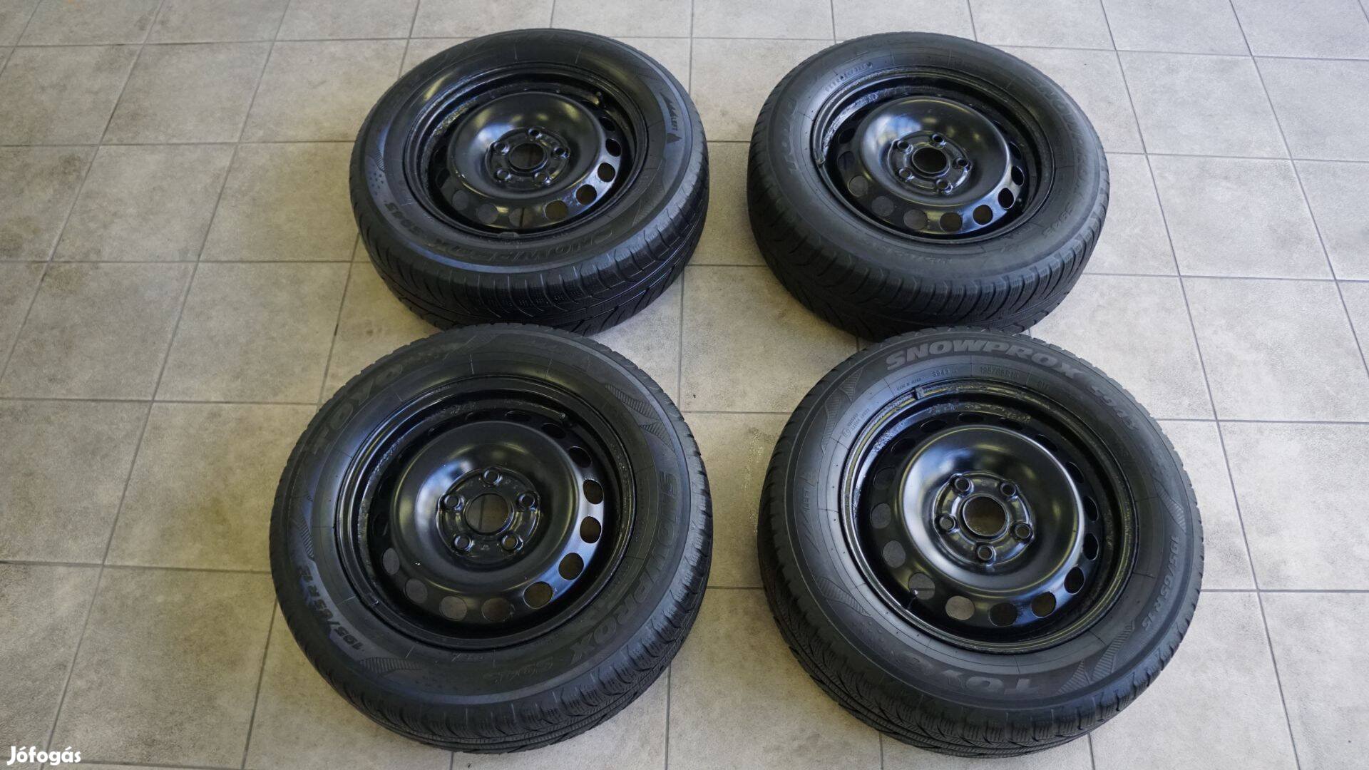 195/65 R15 Volkswagen Caddy téli gumik lemez felnin