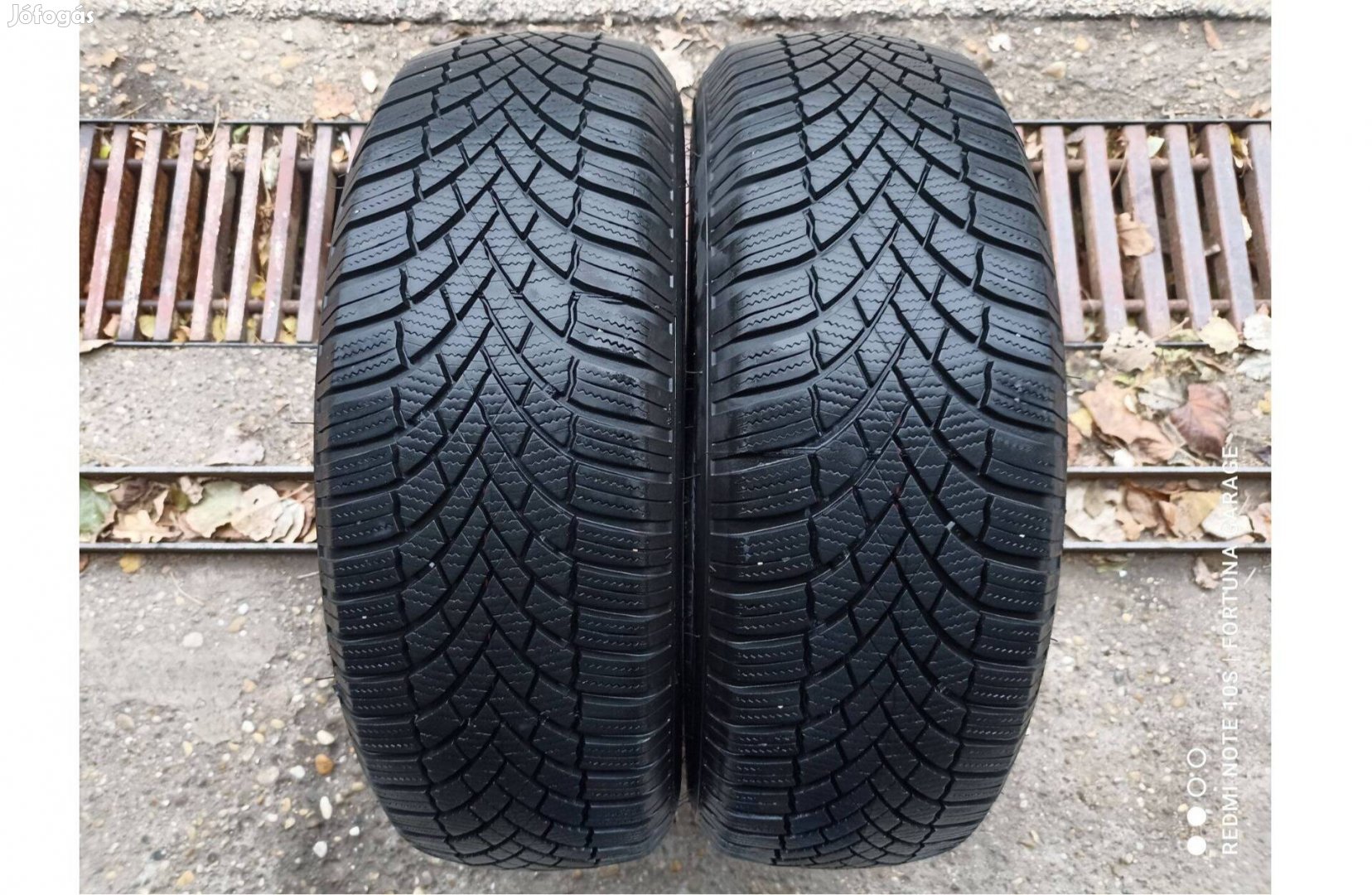 195/65 R15" Bridgestone használt téli gumik