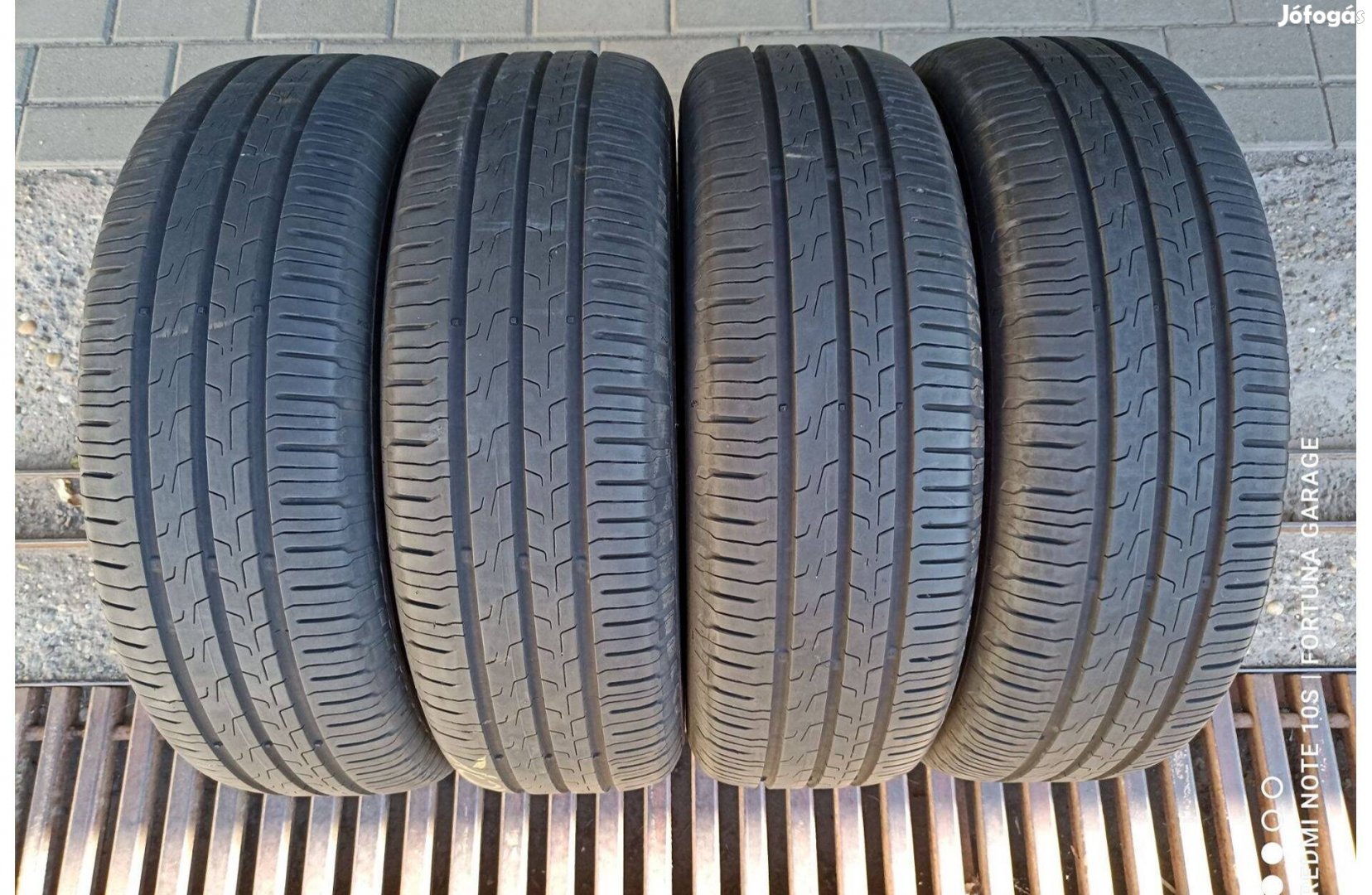 195/65 R15" Continental EC6 használt nyári garnitúra