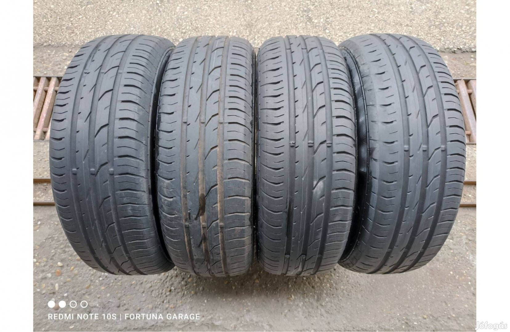 195/65 R15" Continental PC2 használt nyári garnitúra