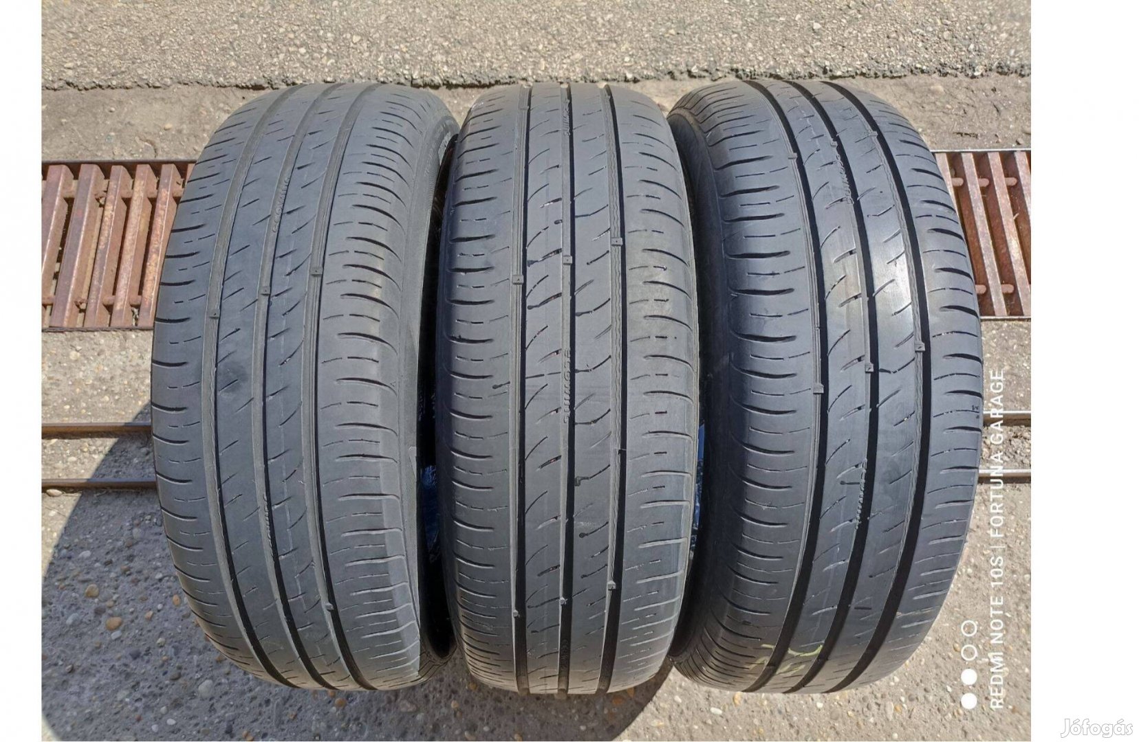 195/65 R15" Kumho használt nyári gumik (2+1 ajándék)