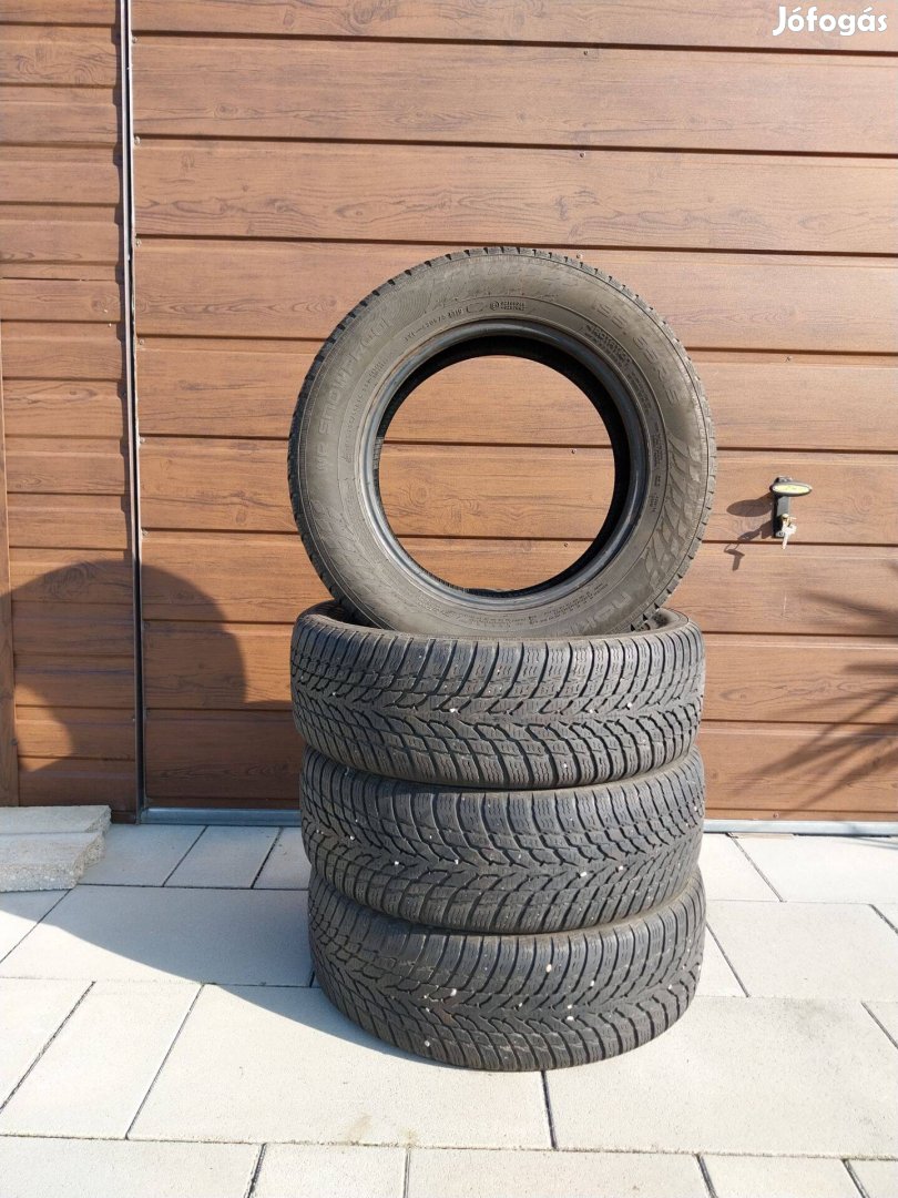 195/65 R15 használt Nokian 4db téligumi