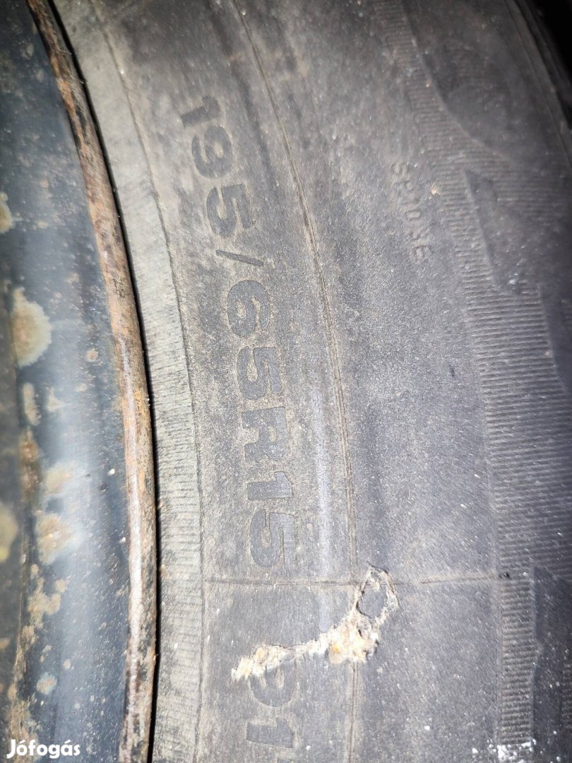 195/65 R15 nyári gumik felnivel szett árba 