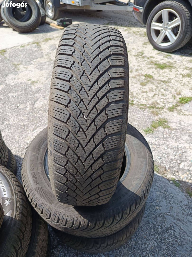 195/65 r15 5éves 80%os 4db Continental téli gumi eladó