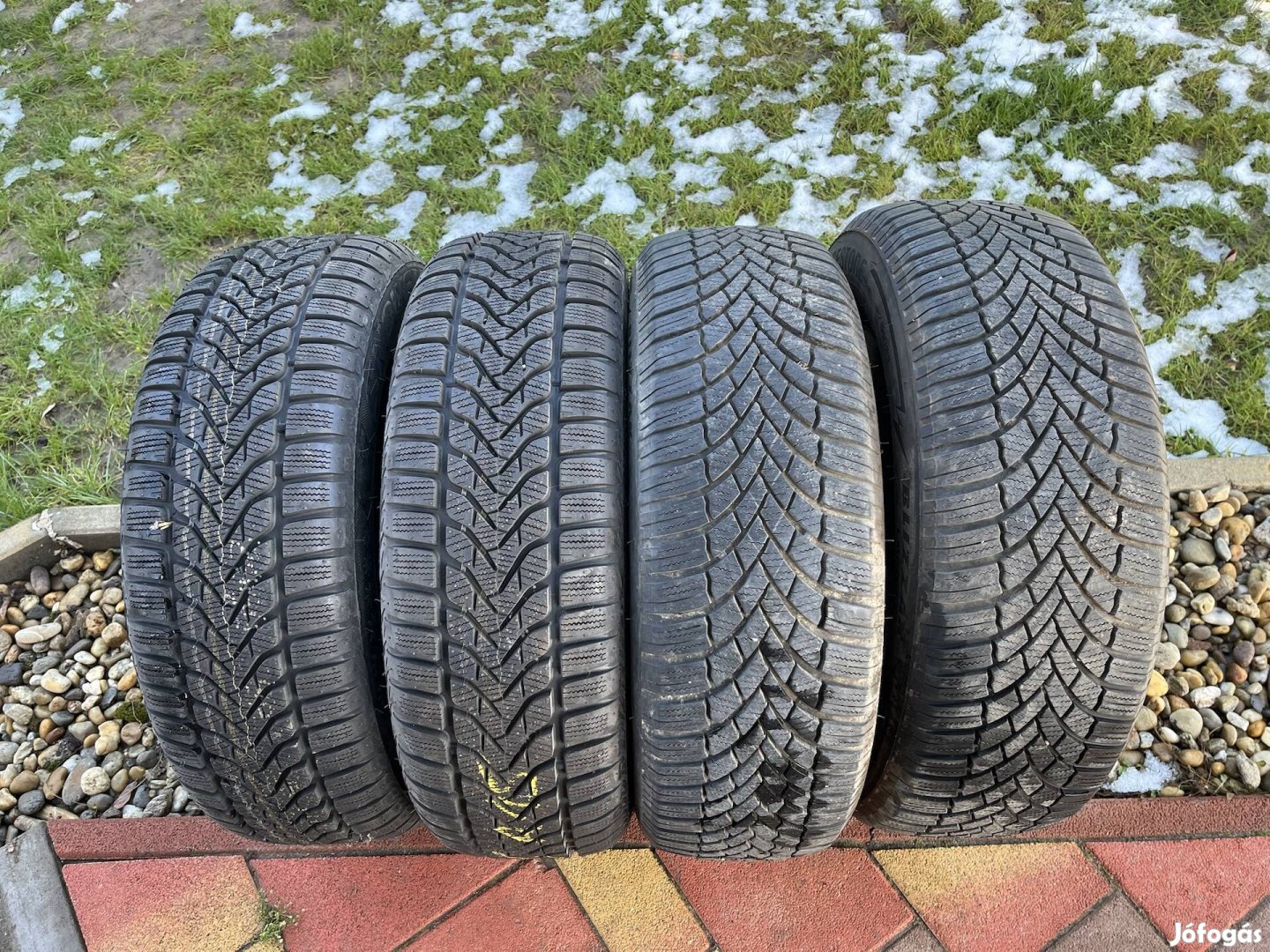 195/65 r15 Bridgestone, Lassa téligumi szett!