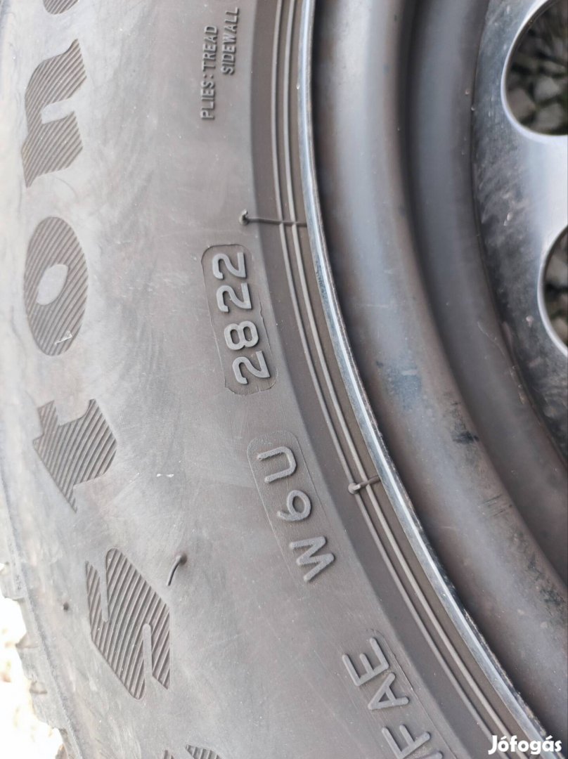 195/65 r15 téligumi 5x105 ös lemezfelnin
