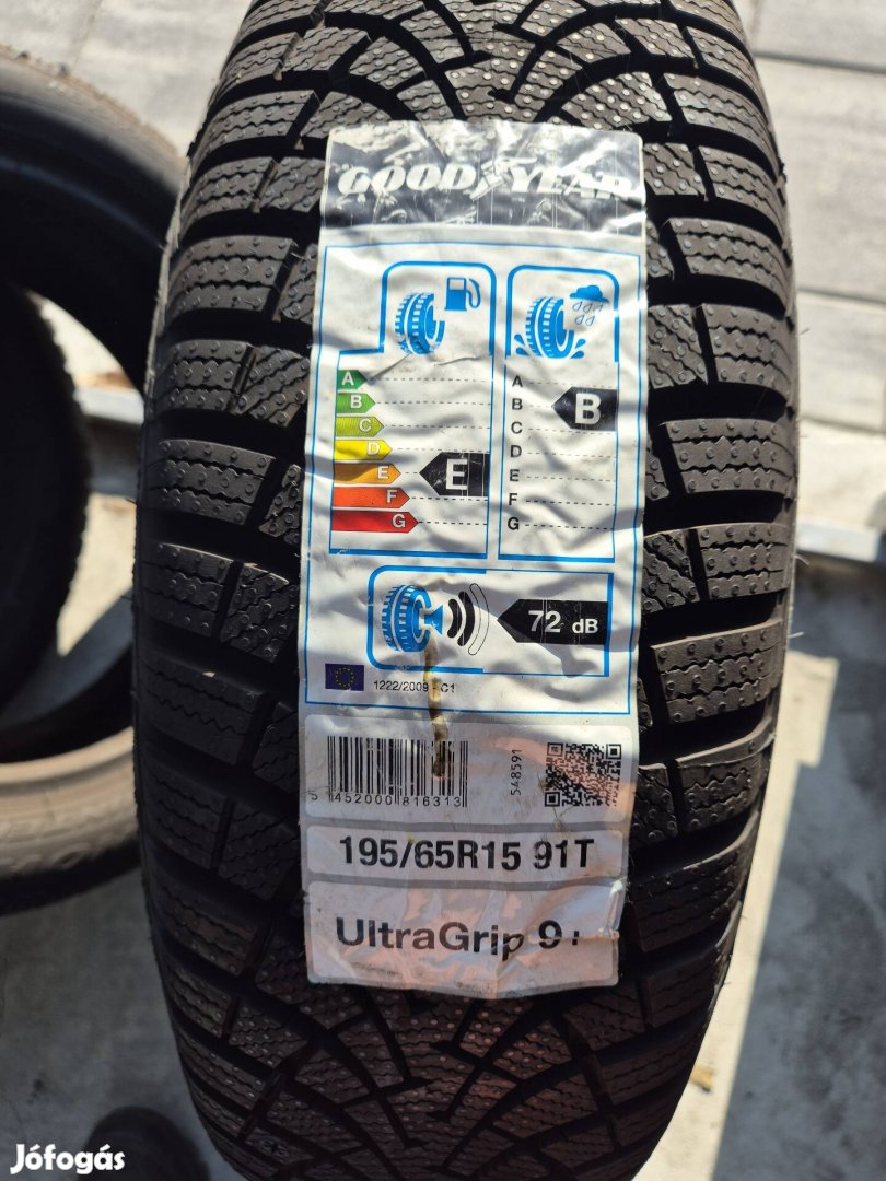 195/65r15 Goodyear ug9 1db új téli gumi 