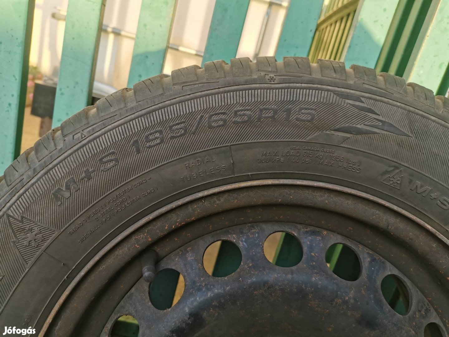 195/65r15 Téli gumi VW felnin 