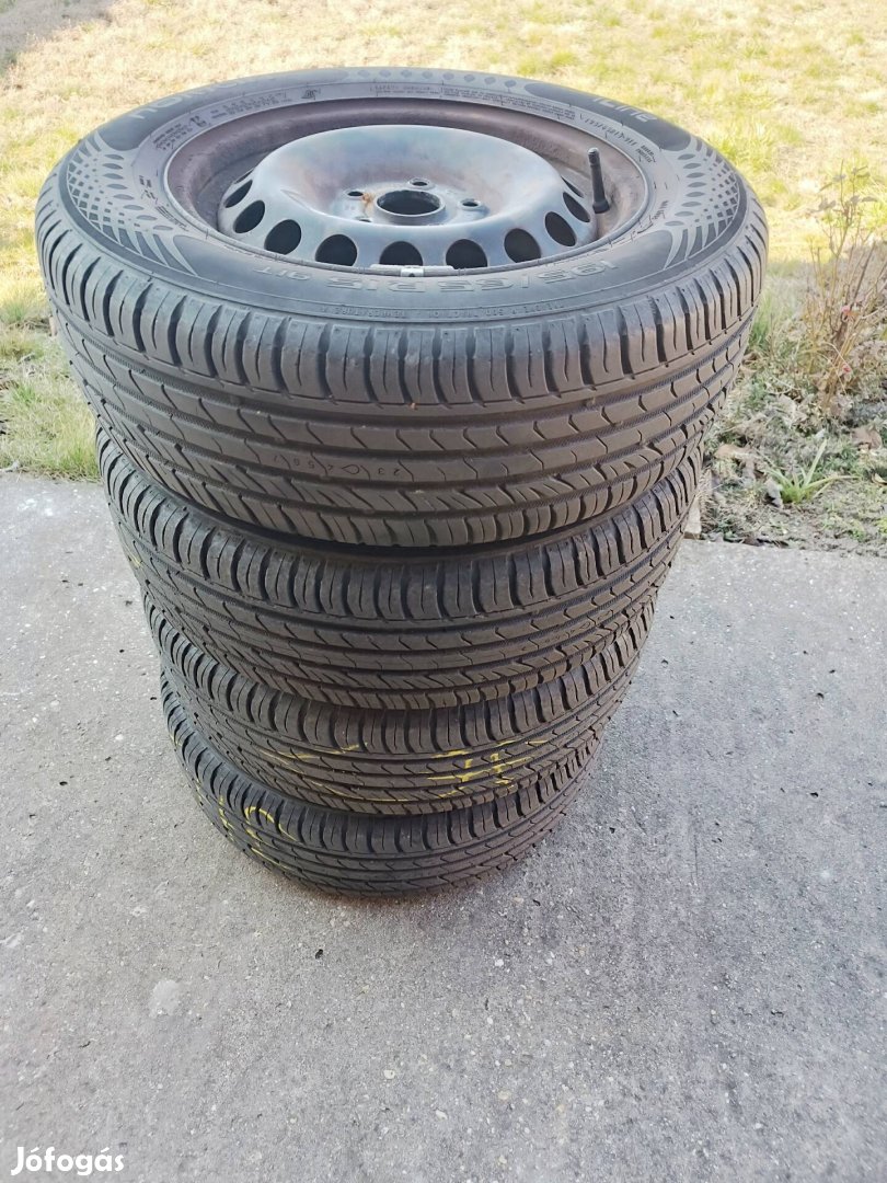 195/65r15, 5x112, nyári kerék garnitúra