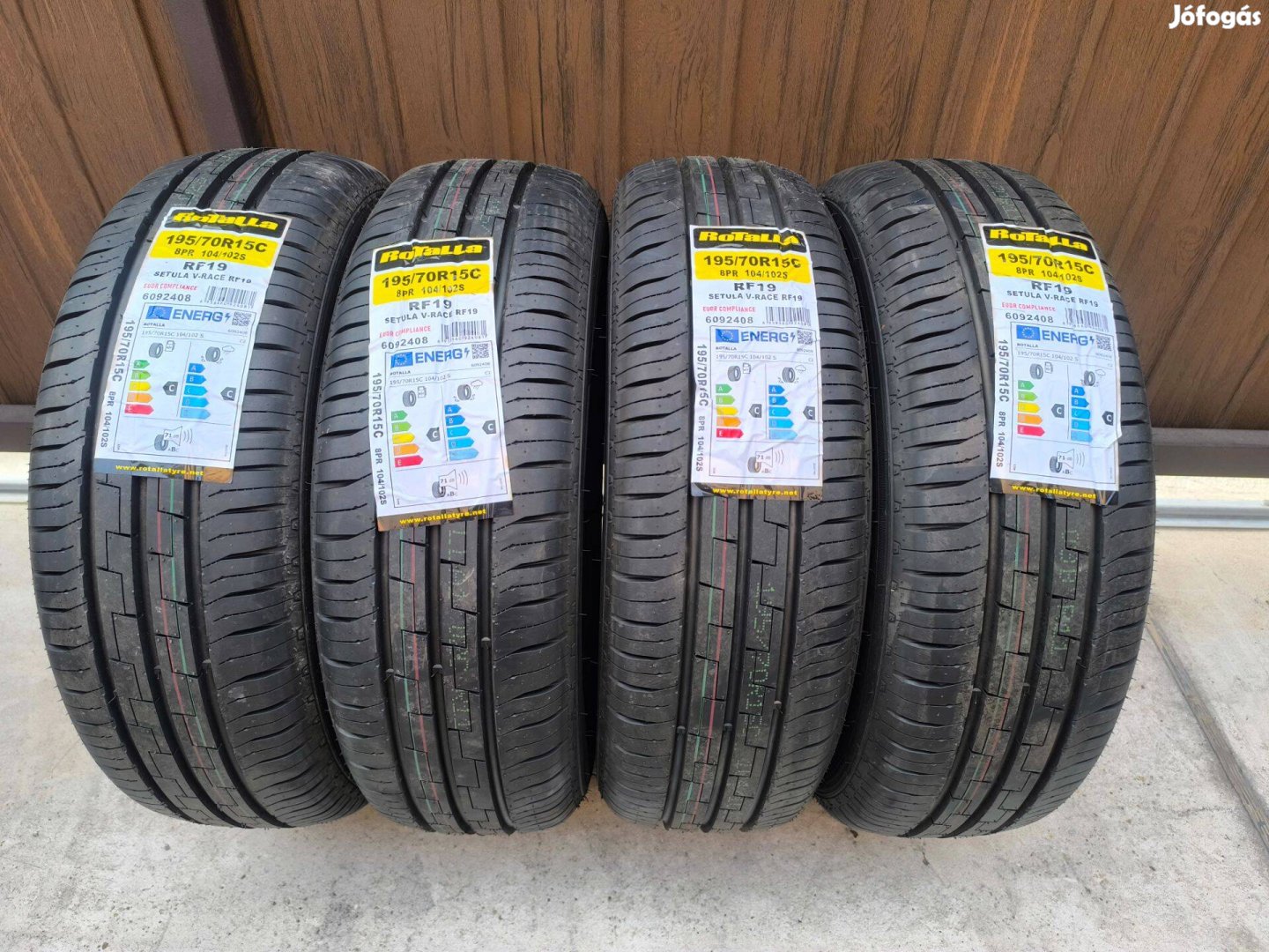 195/70R15C Új Akciós Rotalla nyári gumi 195/70 r15c