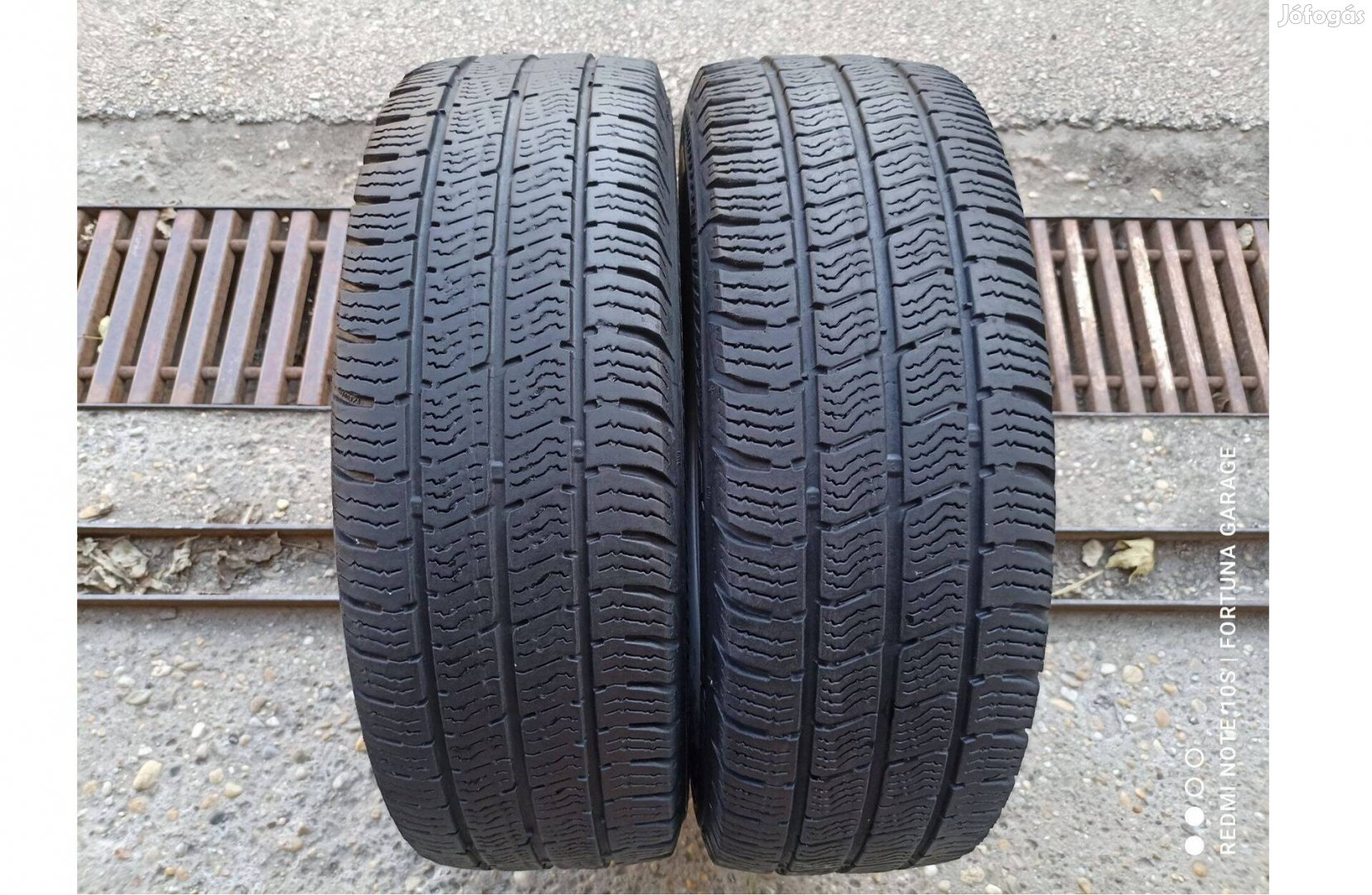 195/70 R15"C Barum használt téli teherautó gumik