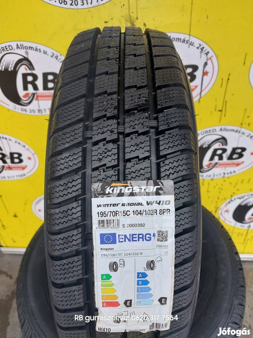 195/70 r15C Kingstar W410,,Évjarat2024,,27.5e/db