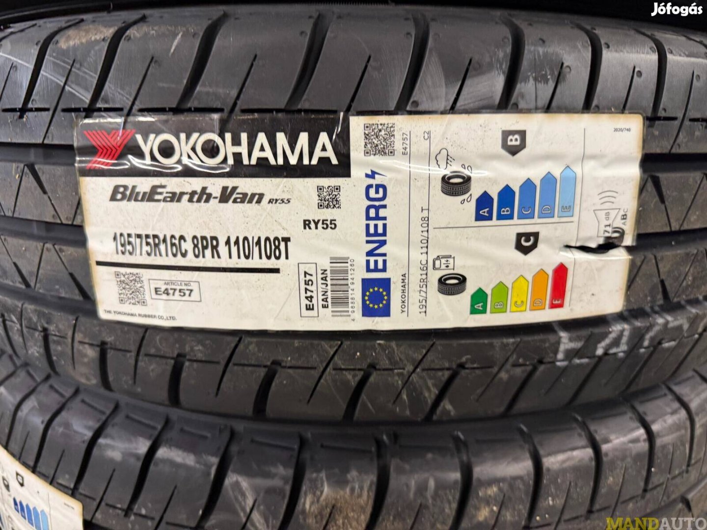 195/75R16C Yokohama RY55