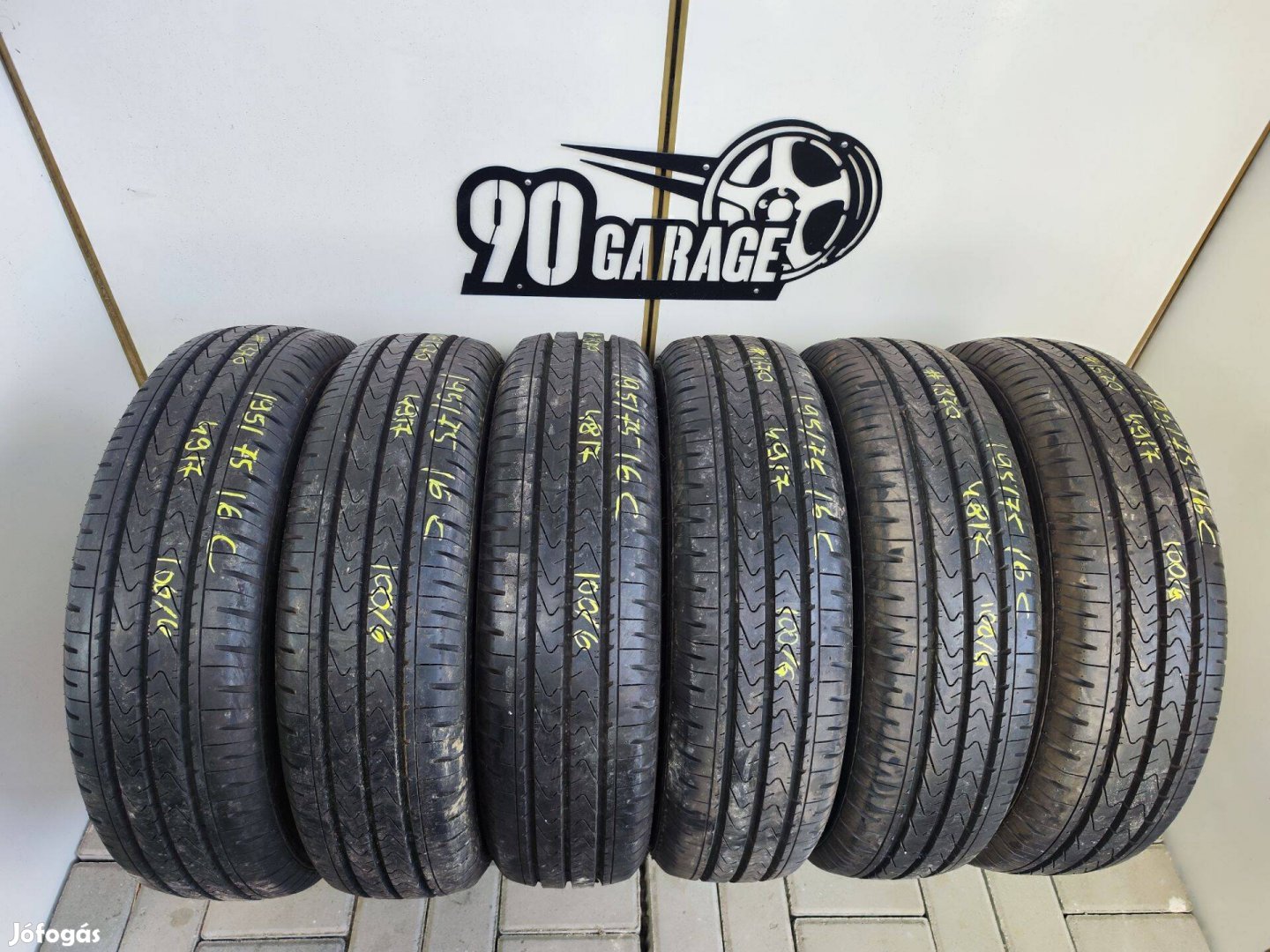 195/75 R16C Tomket 6db Új Túltárolt Nyári gumi 90Garage #1370
