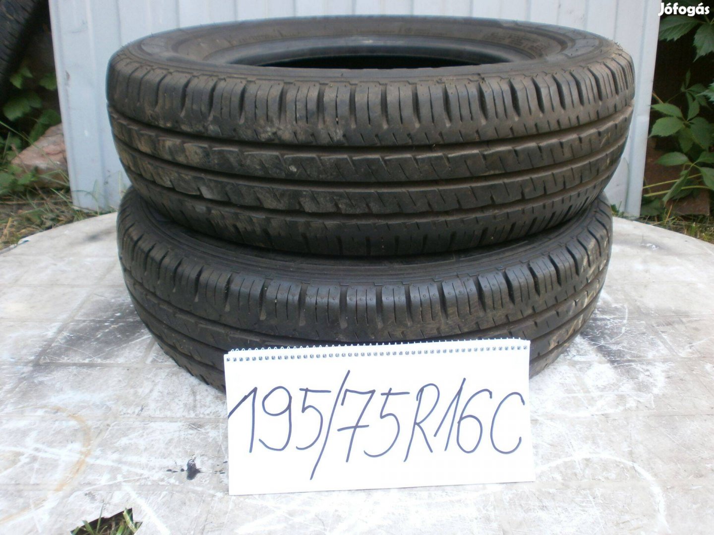 195/75 R16C kisteher Hankook nyárigumi 2 db