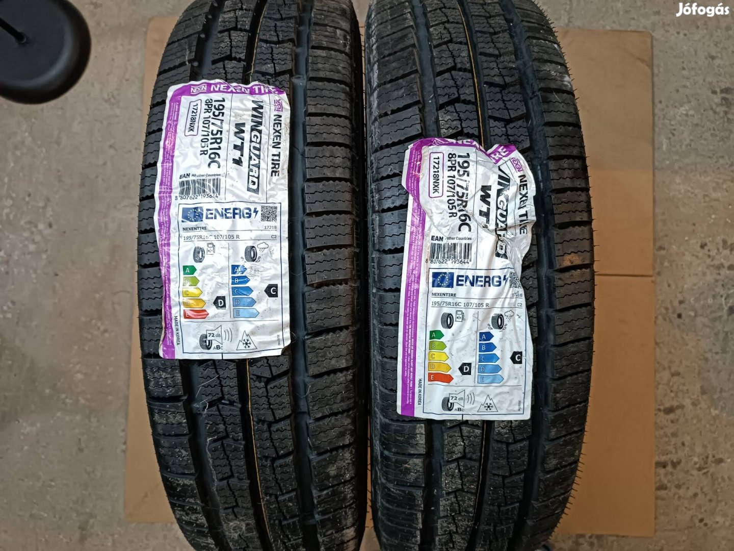 195/75 r16c 107/105r Nexen Winguard Wt1 téli gumi garnitúra 